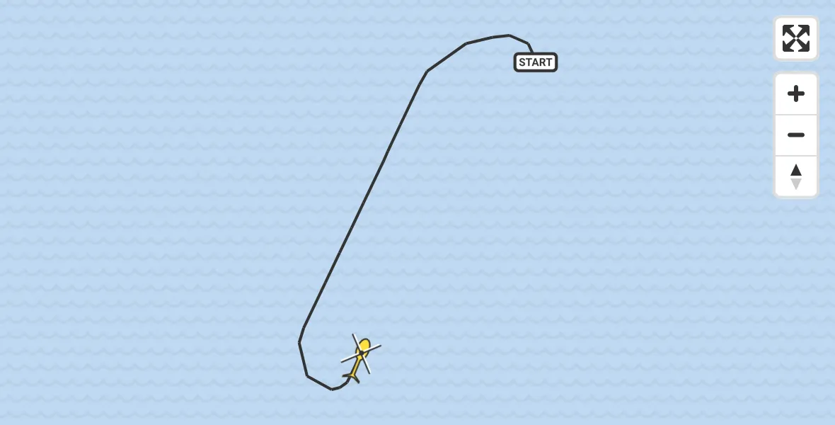 Vluchtroute Kustwachthelikopter van  naar 