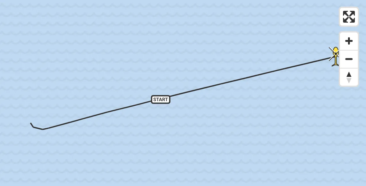 Routekaart van de vlucht: Kustwachthelikopter naar 