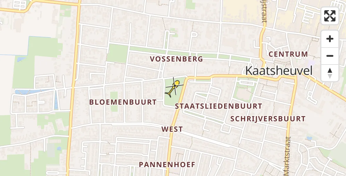 Routekaart van de vlucht: Lifeliner 3 naar Kaatsheuvel