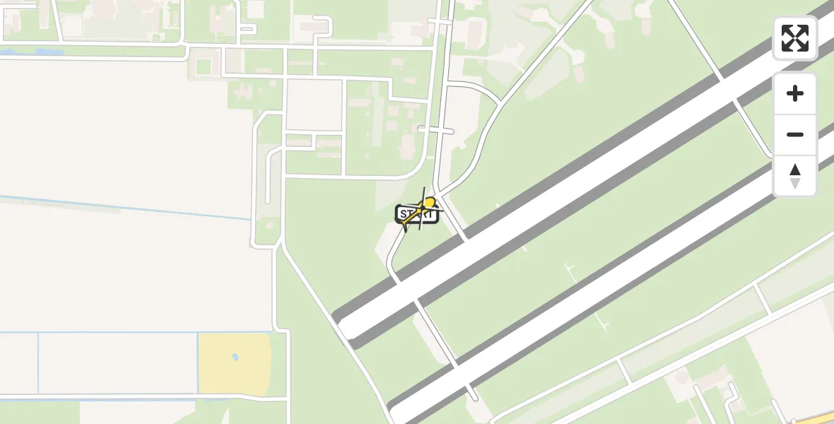 Routekaart van de vlucht: Lifeliner 3 naar Vliegbasis Volkel, Zeelandsedijk