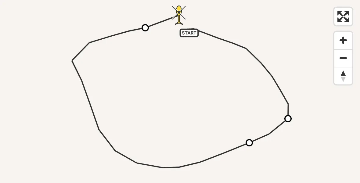 Routekaart van de vlucht: Traumaheli naar Sankt Augustin
