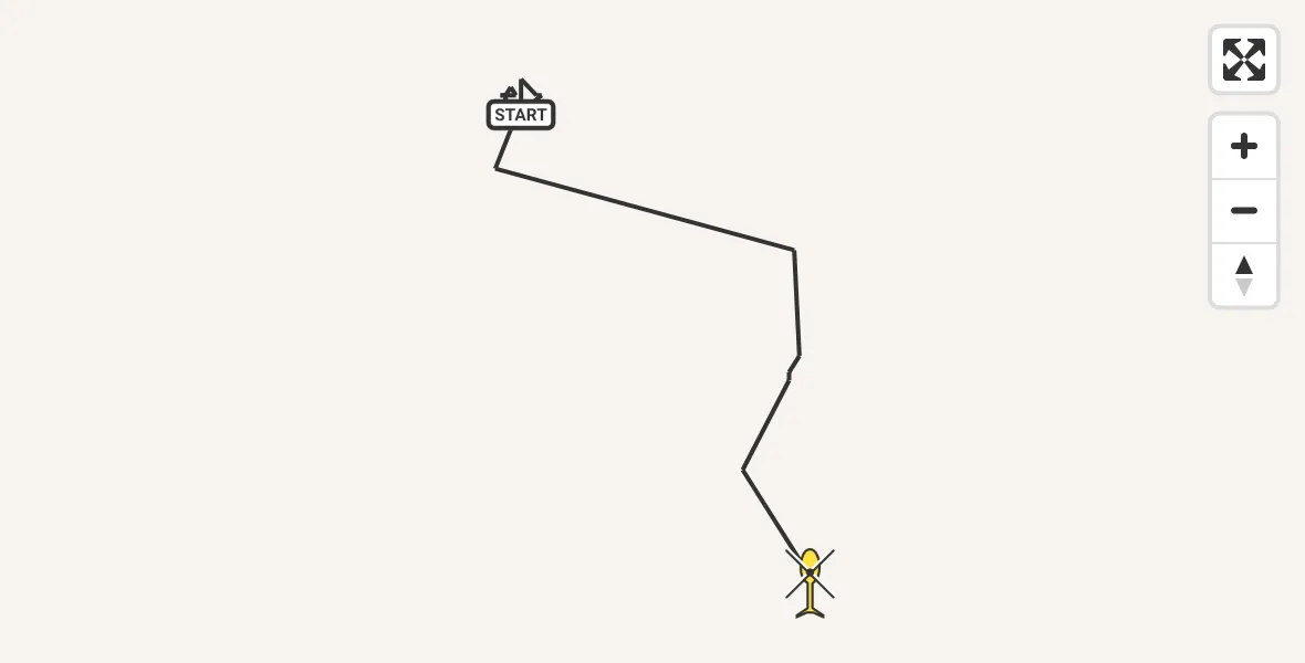 Routekaart van de vlucht: Traumaheli naar Sankt Augustin