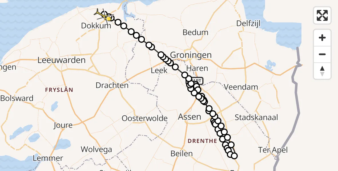 Routekaart van de vlucht: Lifeliner 4 naar Niawier, Schoolstraat