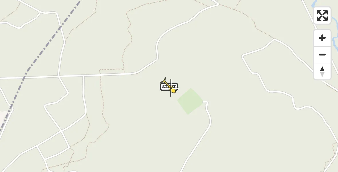 Routekaart van de vlucht: Politiehelikopter naar Ermelo, Cyriassischepad