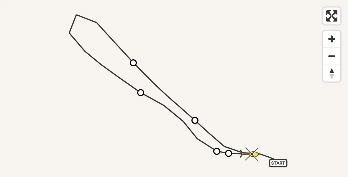 Routekaart van de vlucht: Traumahelikopter naar Sankt Augustin