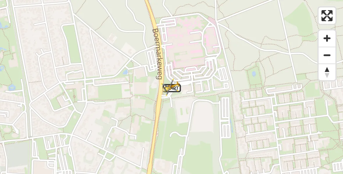 Vluchtroute Traumahelikopter Emmen - Emmen, 03 maart 2025, 09:07