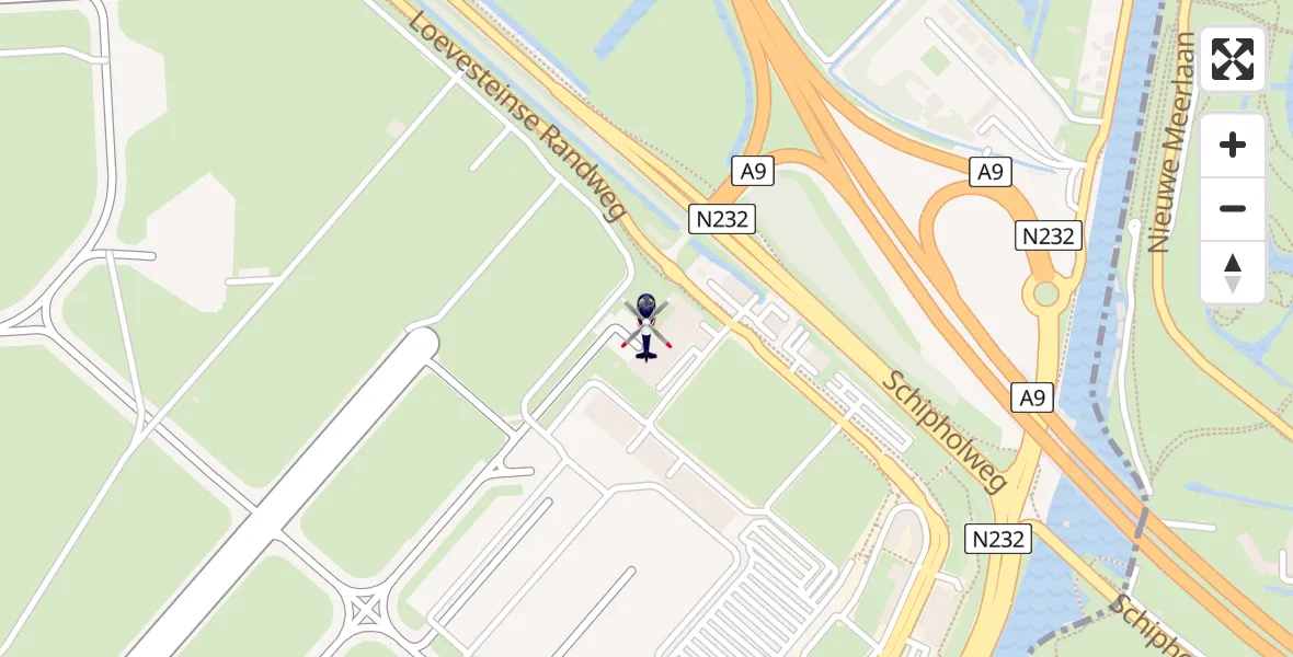Vluchtroute Politiehelikopter Schiphol - Schiphol, 03 maart 2025, 13:16