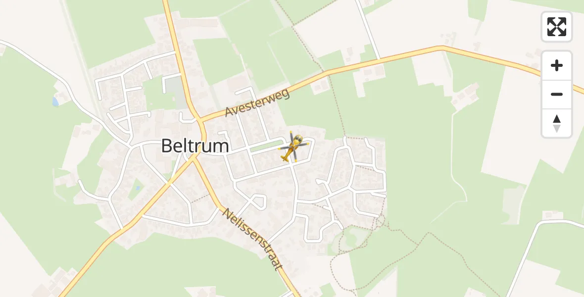 Vluchtroute Traumahelikopter Beltrum - Beltrum, 03 maart 2025, 13:21