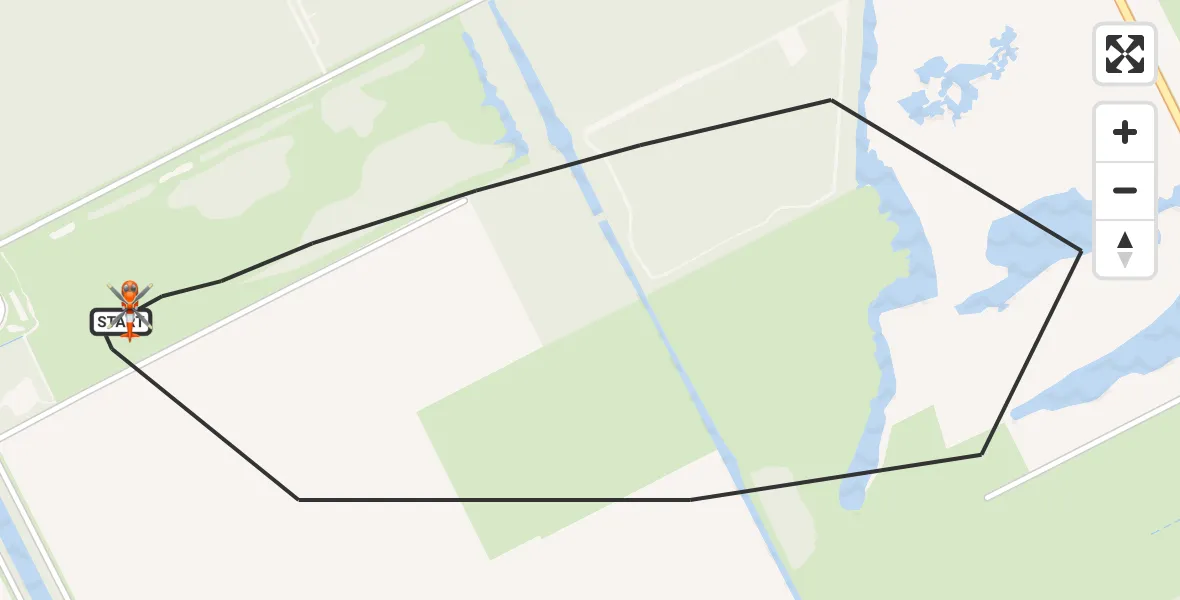 Vluchtroute Kustwachthelikopter Wieringerwerf - Wieringerwerf, 03 maart 2025, 18:41