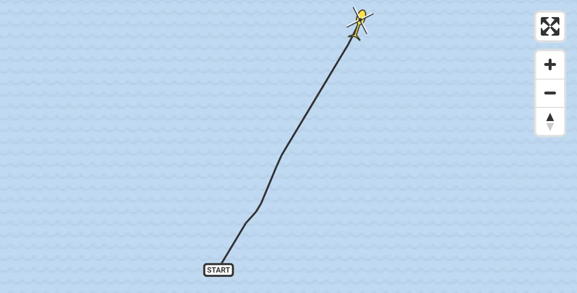 Routekaart van de vlucht: Kustwachthelikopter naar 