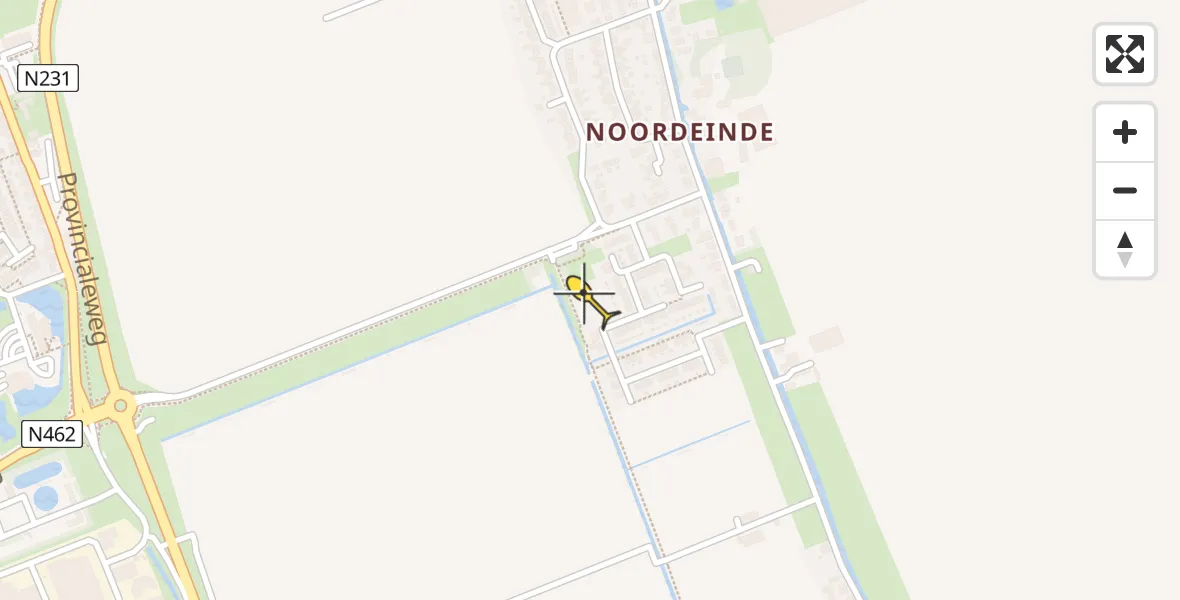 Routekaart van de vlucht: Lifeliner 1 naar Zevenhoven