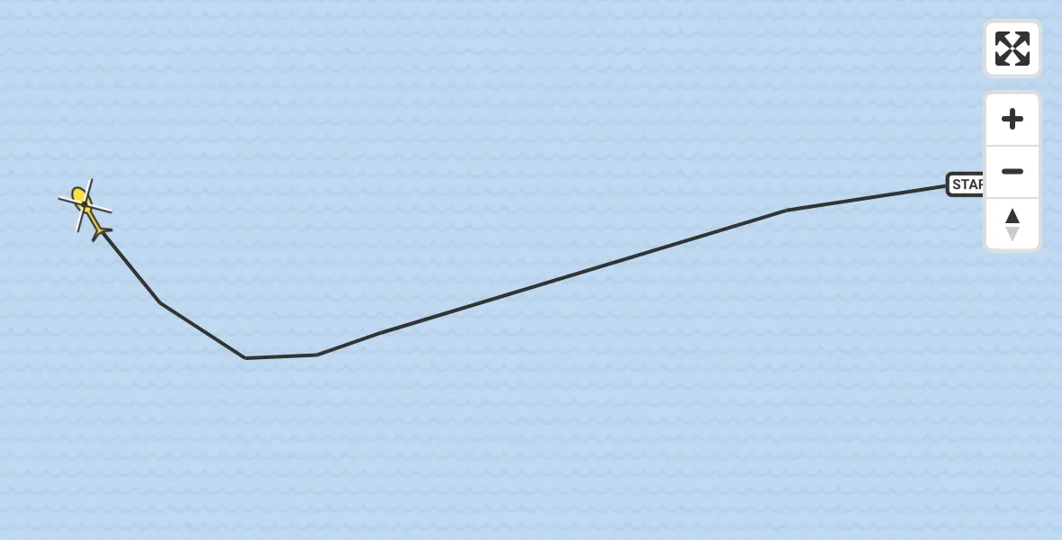 Routekaart van de vlucht: Kustwachthelikopter naar 