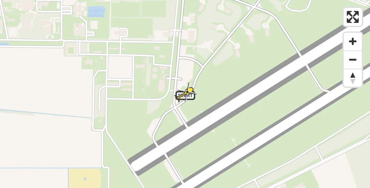 Routekaart van de vlucht: Lifeliner 3 naar Vliegbasis Volkel, Zeelandsedijk