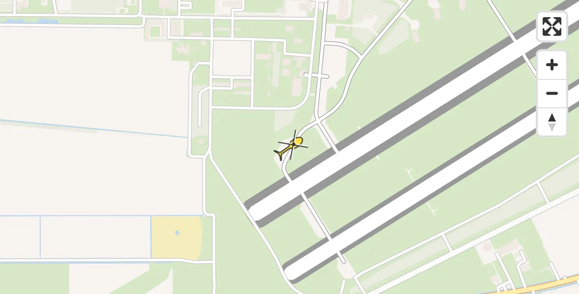 Routekaart van de vlucht: Lifeliner 3 naar Vliegbasis Volkel