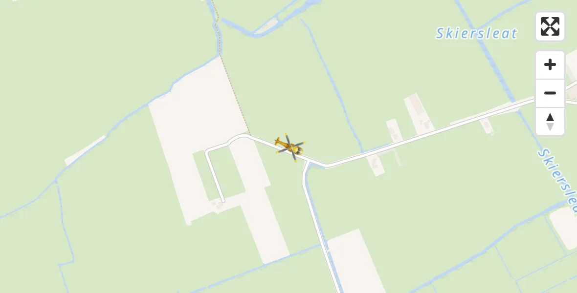 Vluchtroute Traumahelikopter Broeksterwâld - Broeksterwâld, 23 maart 2025, 04:07