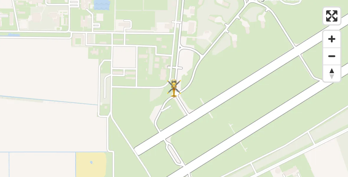 Vluchtroute Traumahelikopter Vliegbasis Volkel - Vliegbasis Volkel, 04 april 2025, 17:38