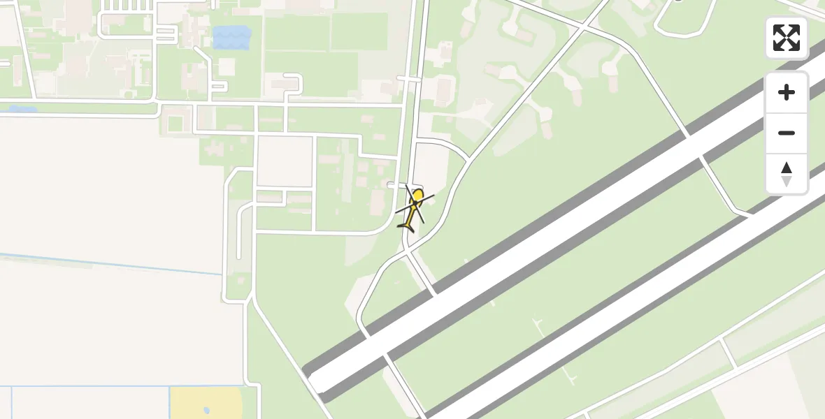 Routekaart van de vlucht: Lifeliner 3 naar Vliegbasis Volkel