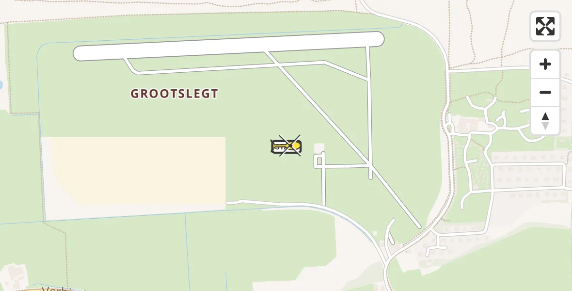 Routekaart van de vlucht: Ambulanceheli naar Ameland Airport Ballum, Strandweg