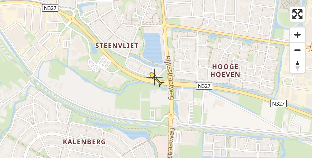 Routekaart van de vlucht: Lifeliner 3 naar Geldermalsen