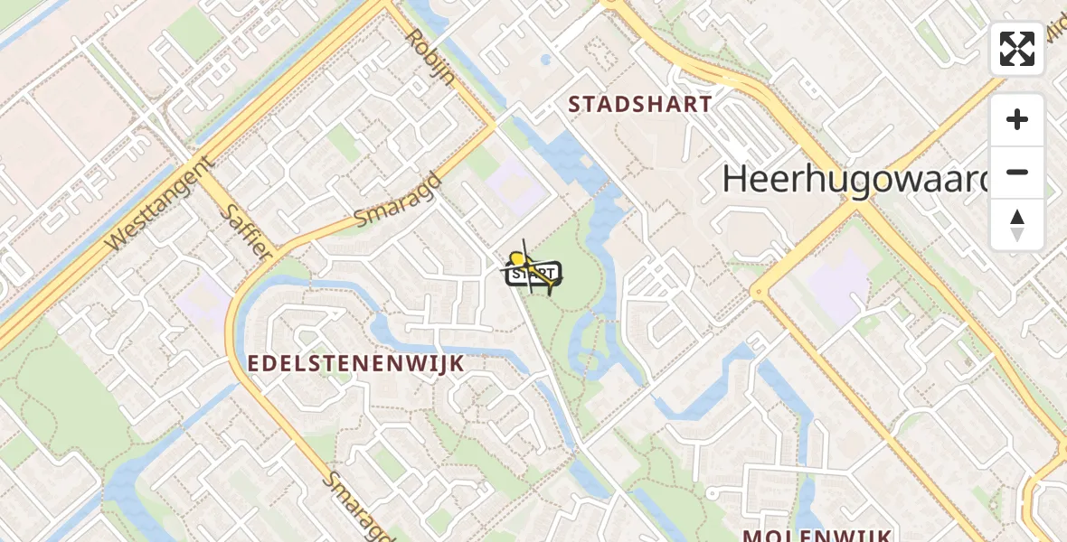 Routekaart van de vlucht: Lifeliner 3 naar Heerhugowaard, L 'exitpad