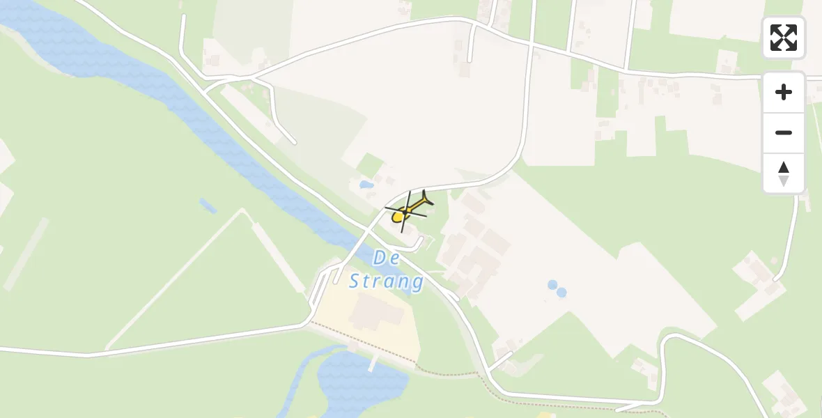 Routekaart van de vlucht: Lifeliner 3 naar Dodewaard