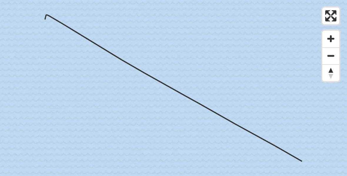Routekaart van de vlucht: Kustwachthelikopter naar 