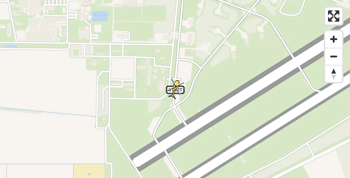 Routekaart van de vlucht: Lifeliner 3 naar Vliegbasis Volkel, Zeelandsedijk