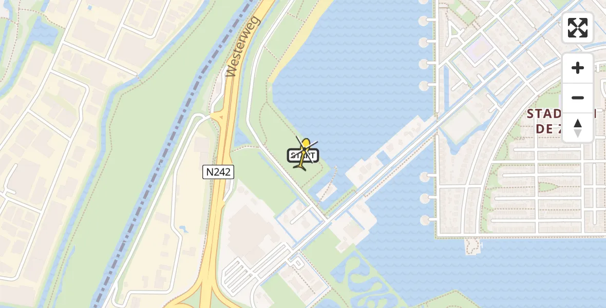 Routekaart van de vlucht: Lifeliner 1 naar Heerhugowaard, Strand van Luna