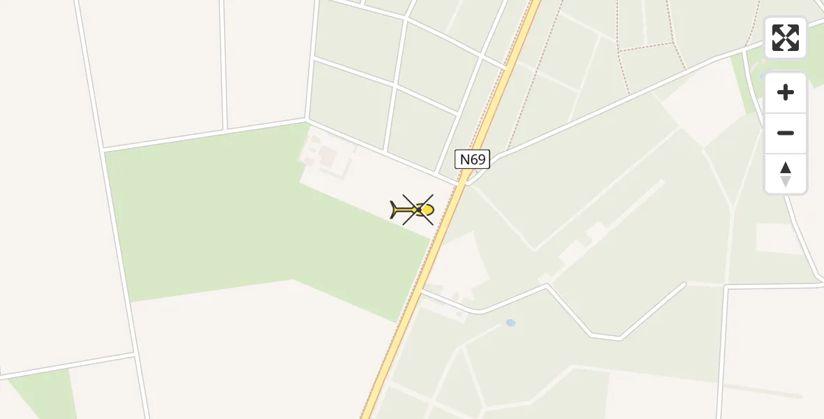 Routekaart van de vlucht: Lifeliner 2 naar Valkenswaard