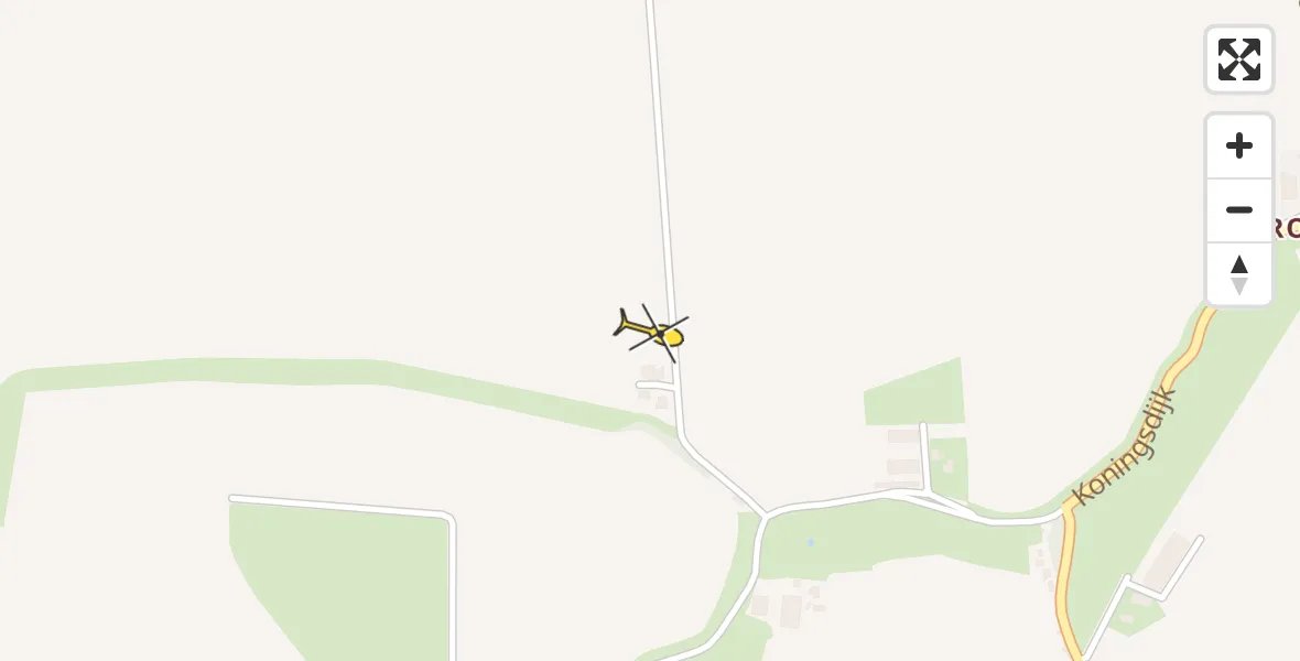 Routekaart van de vlucht: Lifeliner 2 naar Ossenisse