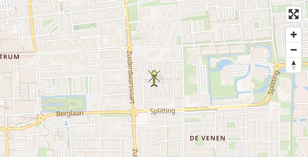 Routekaart van de vlucht: Lifeliner 4 naar Drachten