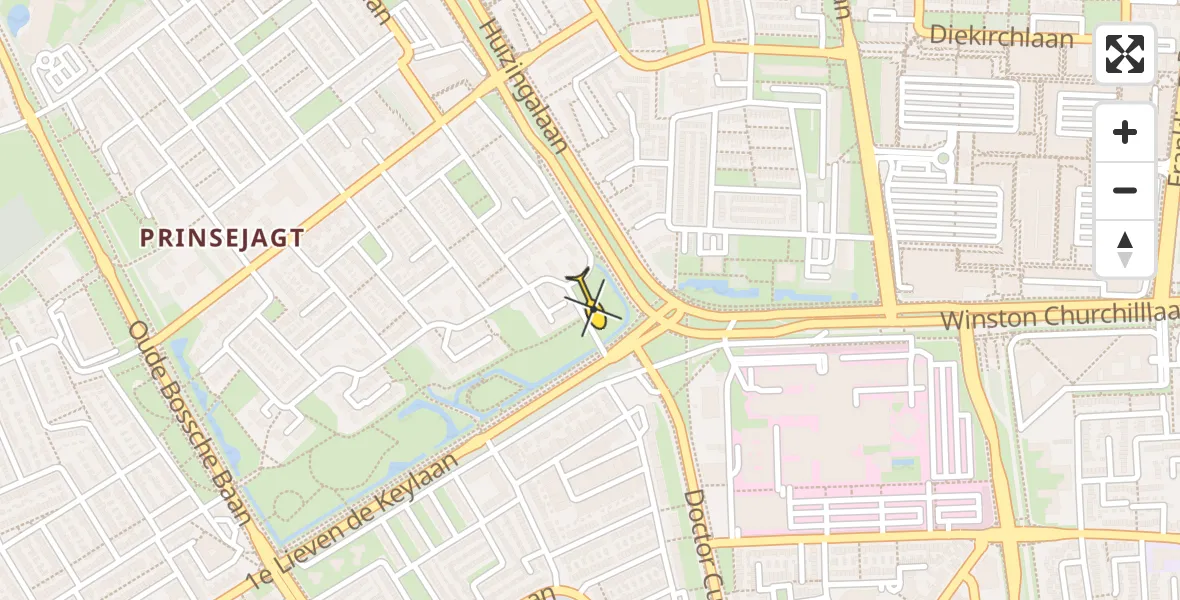 Routekaart van de vlucht: Lifeliner 3 naar Eindhoven