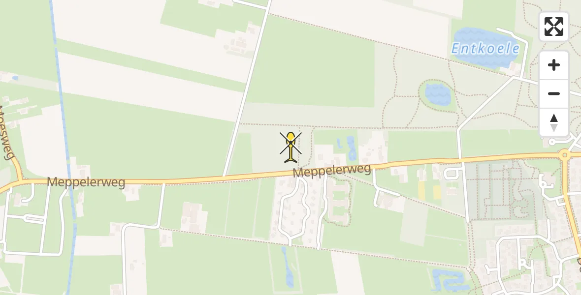 Routekaart van de vlucht: Lifeliner 4 naar Zuidwolde