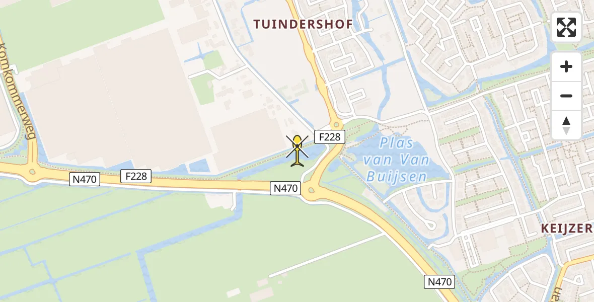 Routekaart van de vlucht: Lifeliner 2 naar Pijnacker