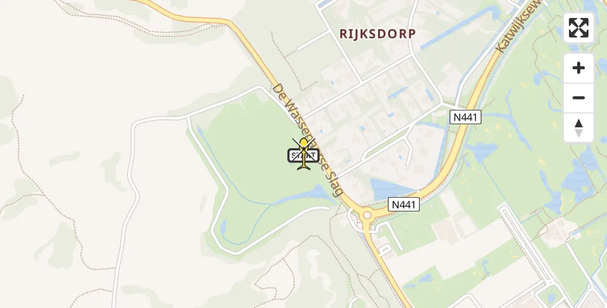 Routekaart van de vlucht: Traumaheli naar Wassenaar, De Wassenaarse Slag