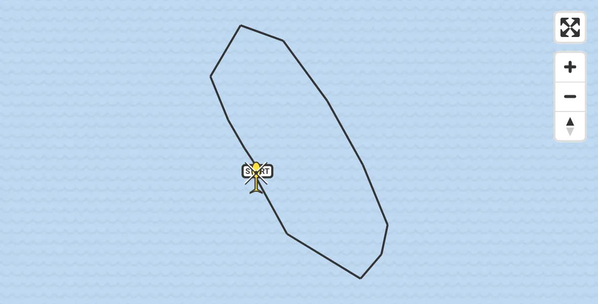 Routekaart van de vlucht: Kustwachthelikopter naar 