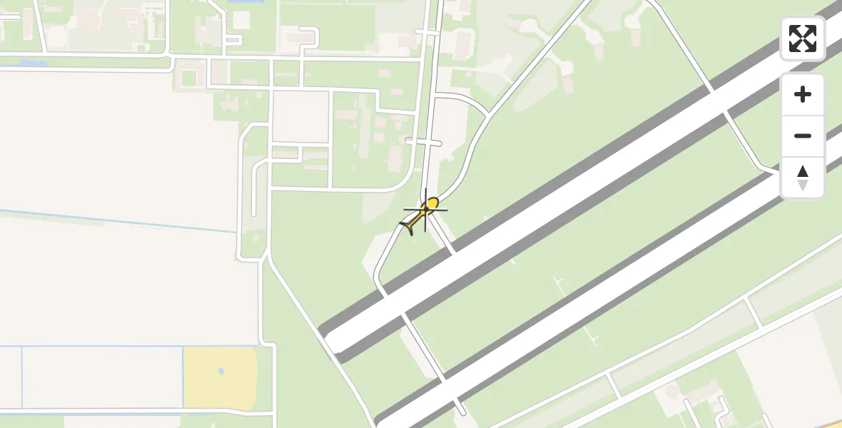 Routekaart van de vlucht: Lifeliner 3 naar Vliegbasis Volkel