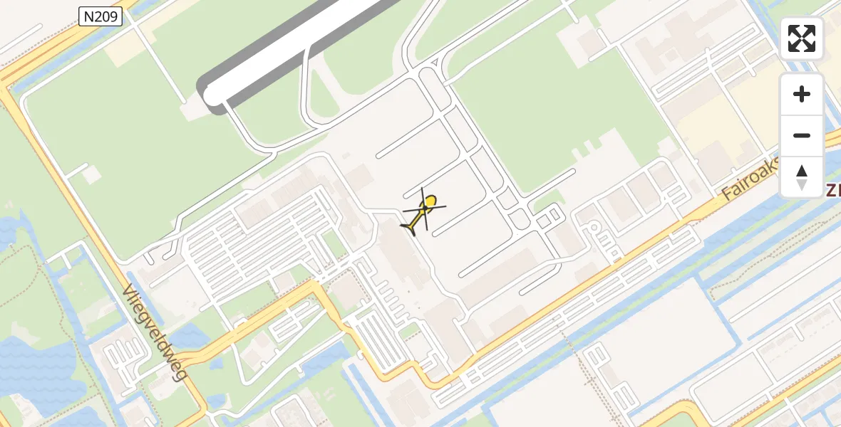 Routekaart van de vlucht: Lifeliner 2 naar Rotterdam The Hague Airport