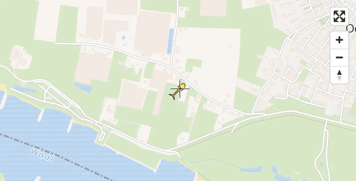 Routekaart van de vlucht: Lifeliner 3 naar Oosterhout