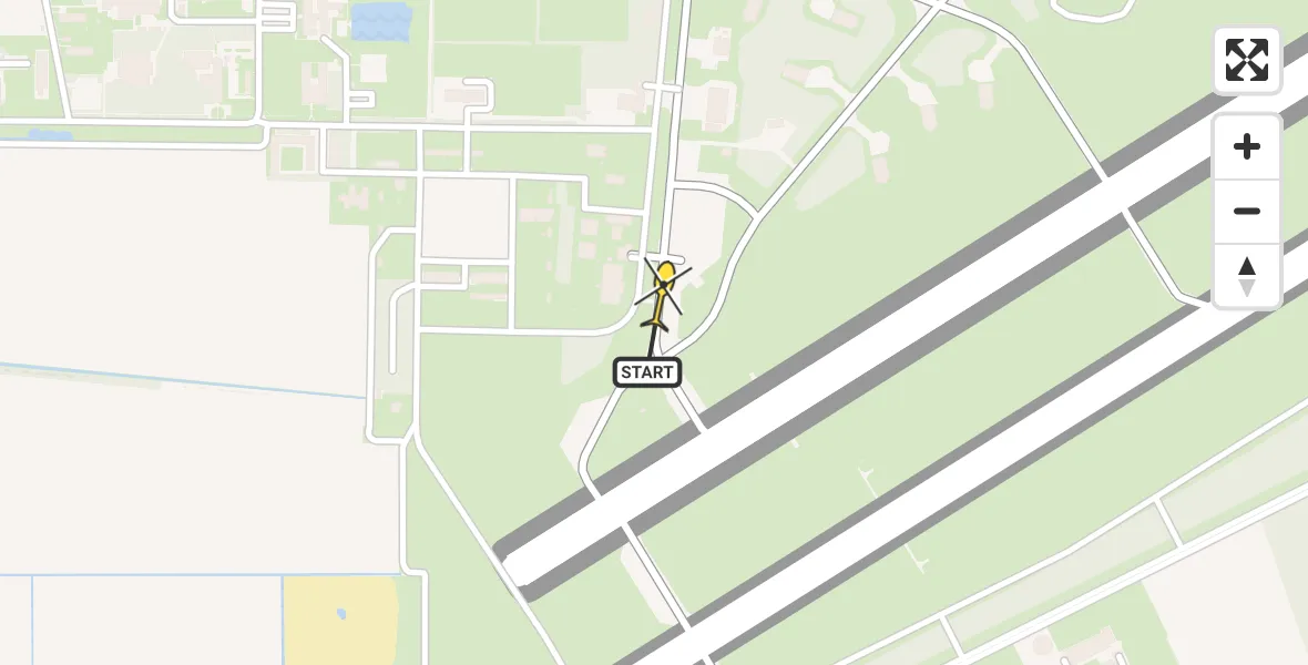 Routekaart van de vlucht: Lifeliner 3 naar Vliegbasis Volkel, Zeelandsedijk