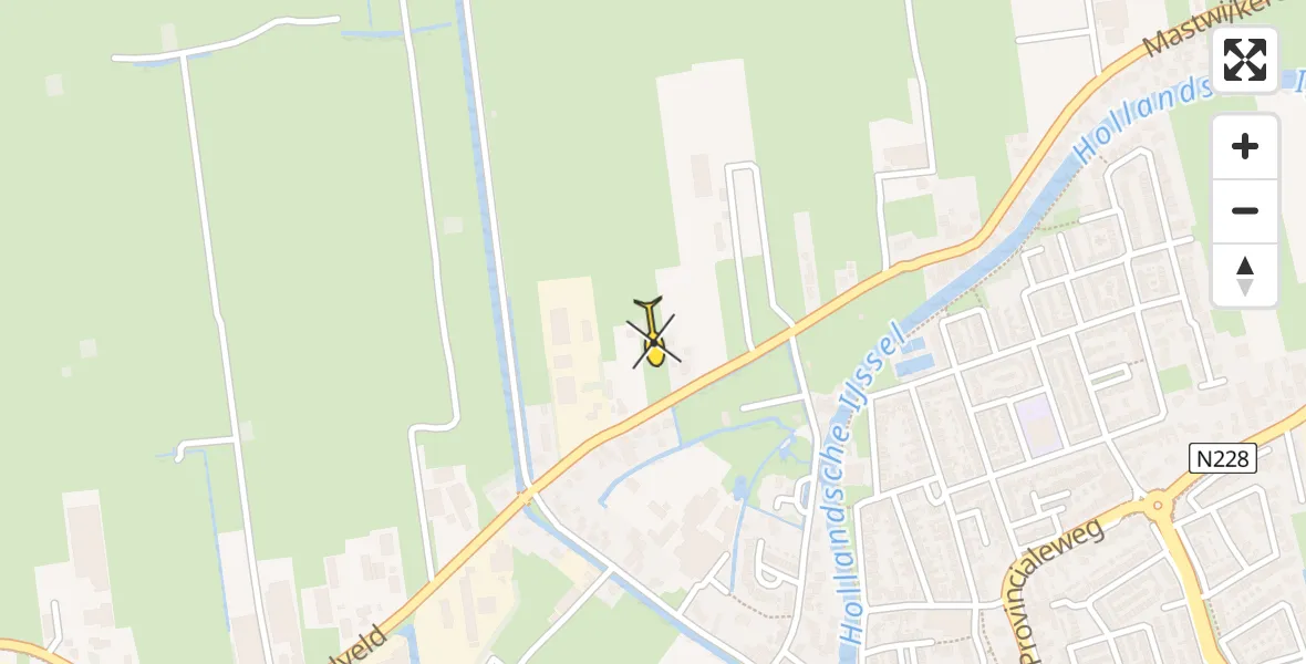 Routekaart van de vlucht: Lifeliner 2 naar Montfoort