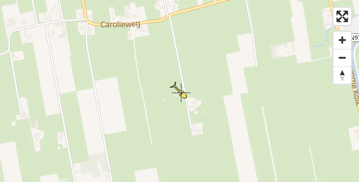 Routekaart van de vlucht: Lifeliner 4 naar Zevenhuizen