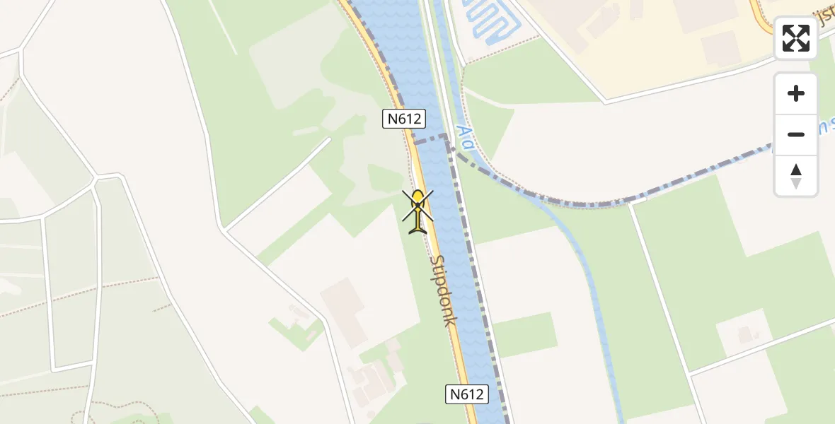 Routekaart van de vlucht: Lifeliner 3 naar Lierop