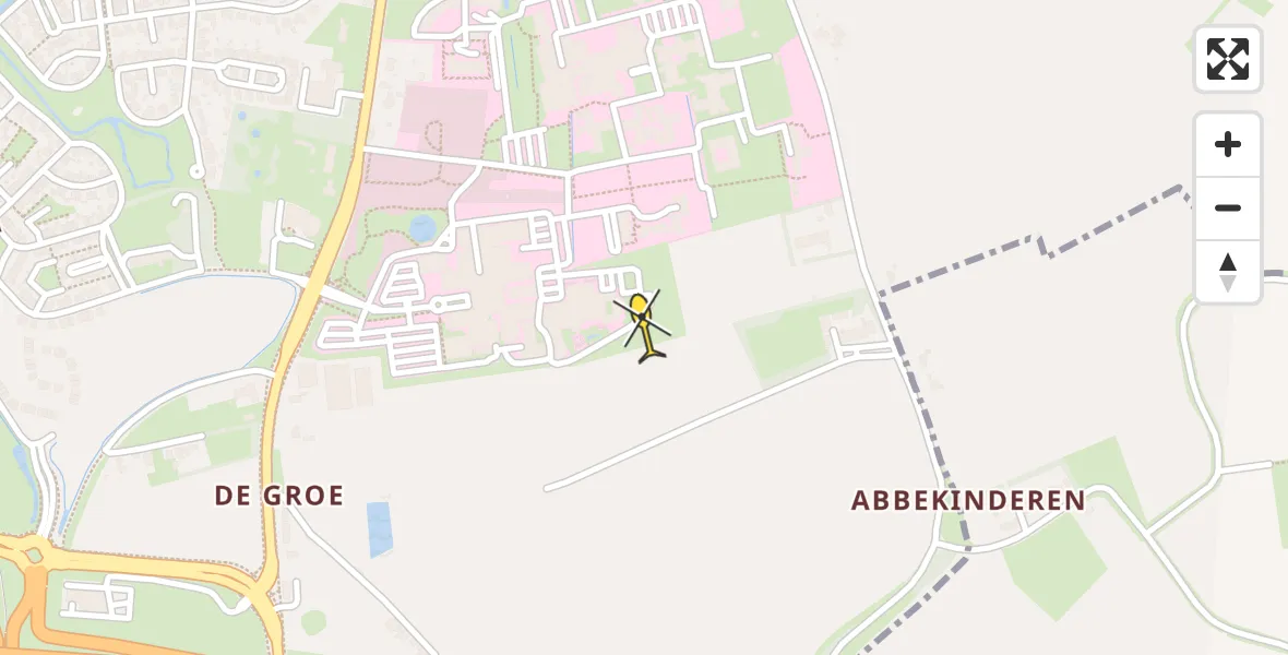 Routekaart van de vlucht: Lifeliner 2 naar Goes