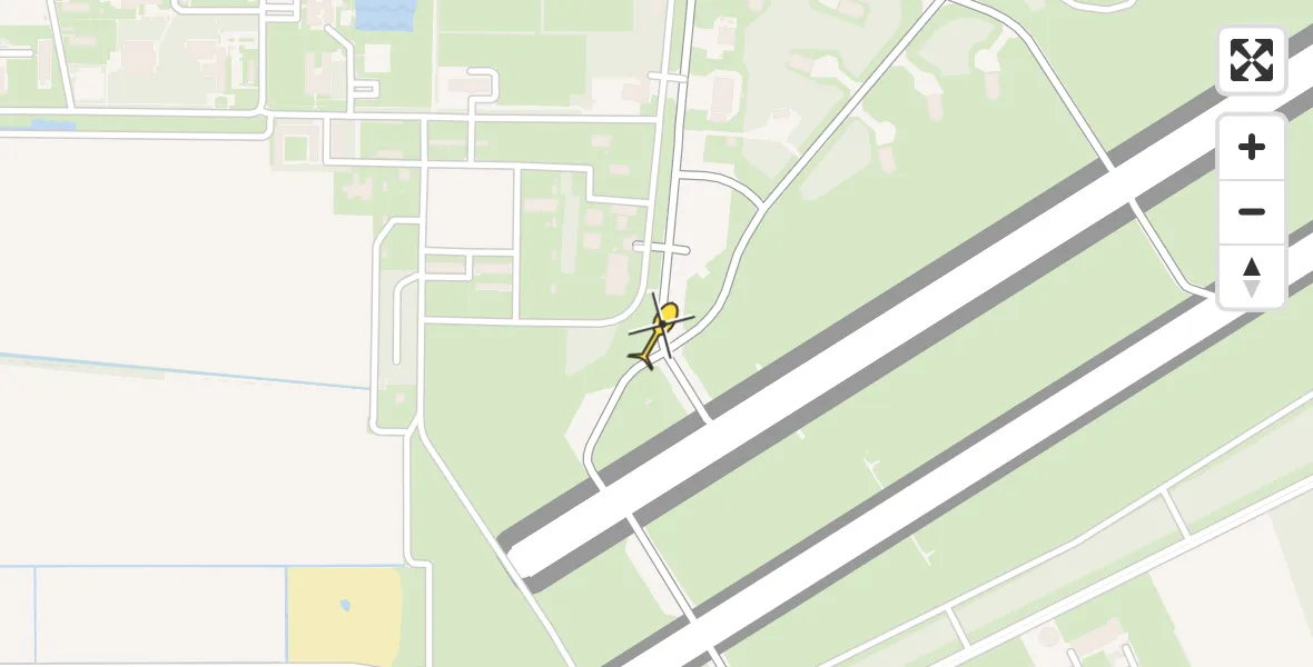 Routekaart van de vlucht: Lifeliner 3 naar Vliegbasis Volkel