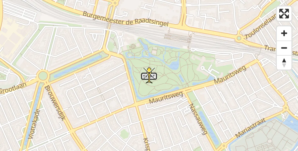 Routekaart van de vlucht: Lifeliner 2 naar Dordrecht, Charlotte van Praagpad