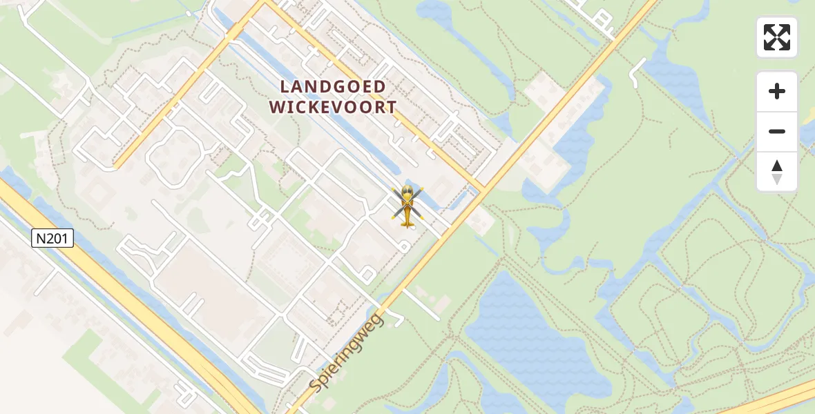 Vluchtroute Traumahelikopter Cruquius - Cruquius, 05 mei 2025, 07:51