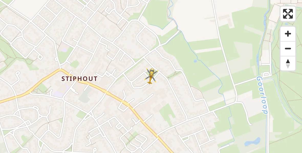 Vluchtroute Traumahelikopter Helmond - Helmond, 05 mei 2025, 11:35