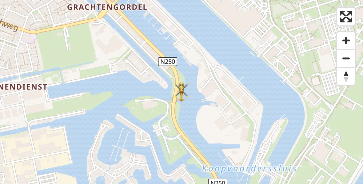 Vluchtroute Traumahelikopter Den Helder - Den Helder, 05 mei 2025, 13:08