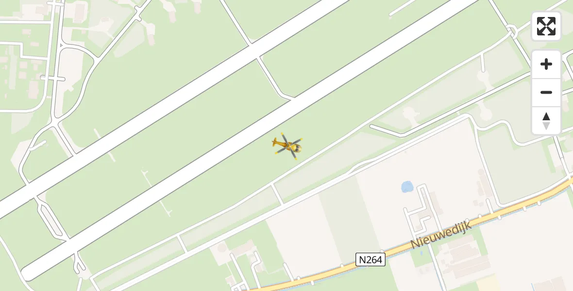 Vluchtroute Traumahelikopter Vliegbasis Volkel - Vliegbasis Volkel, 05 mei 2025, 19:09